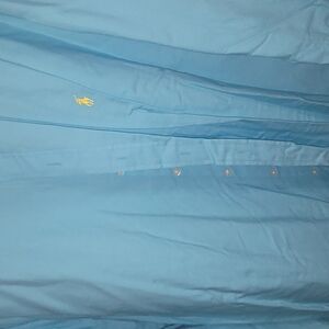 Classic Blue Shirt with Yellow Emblem